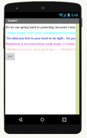 Motivational Quote Screenshot 1