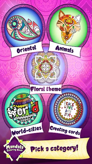 Relaxing Colouring Pages Screenshot 0