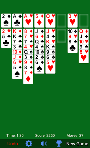 FreeCell Solitaire Screenshot 2