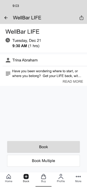 WellBar Screenshot 2