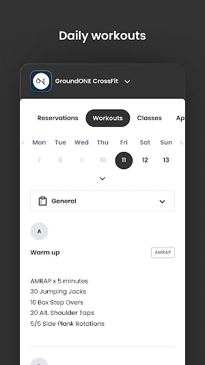 GroundONE CrossFit Screenshot 3