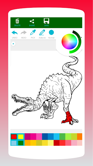 Carnivore Dino Coloring Book Screenshot 3