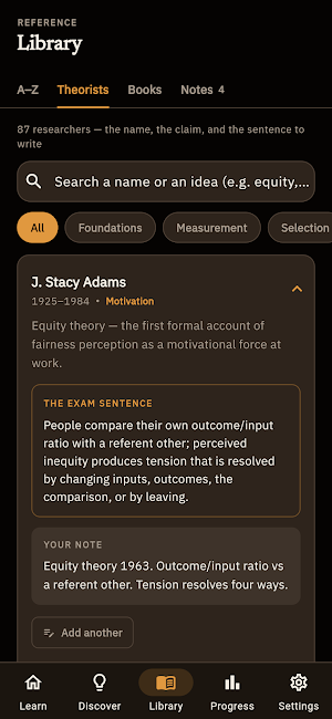 I/O Psychology Prep Screenshot 3