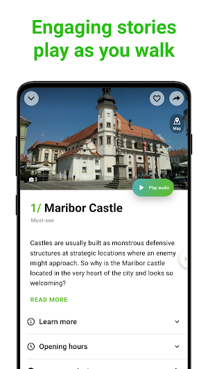 Maribor Tour Guide:SmartGuide Screenshot 1