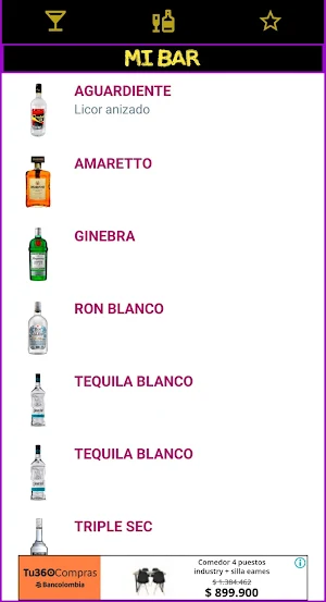 MINI BAR Screenshot 2