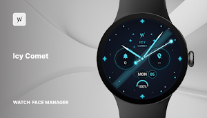 Icy Comet - watch face Screenshot 0
