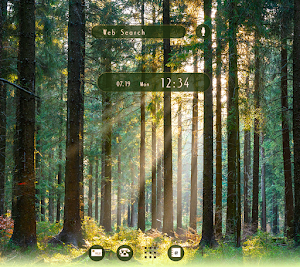 Forest Sunrise Theme +HOME Screenshot 0
