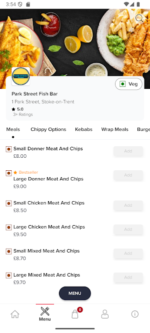 Park Street Fish Bar Screenshot 2