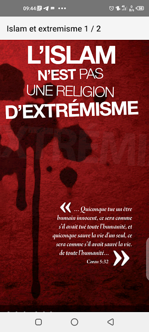 Brochure: islam et extremisme Screenshot 1