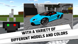 Realistic Sport car for MCPE Screenshot 1