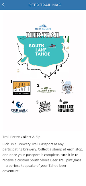 Beer Trail South Lake Tahoe Screenshot 1