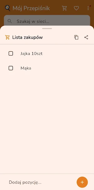 Mój Przepiśnik Screenshot 1