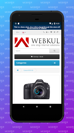 Opencart Hybrid Mobile Application Screenshot 3