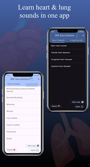 MN Auscultation: Heart & Lung Screenshot 0