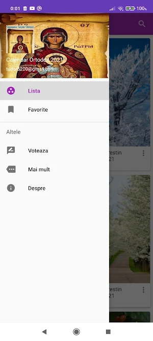 Calendar Creştin Ortodox Screenshot 1