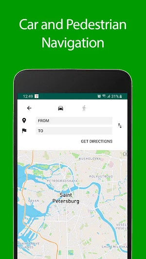 St. Petersburg Offline Map and Travel Guide Screenshot 1