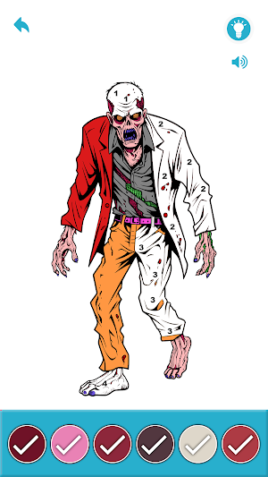 Monsters Color By Number Book Screenshot 0