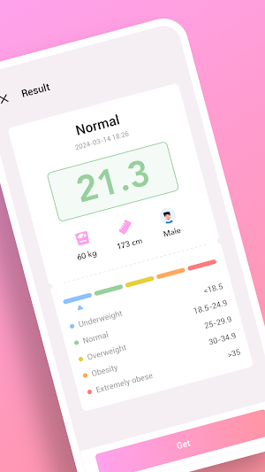 HealthScale BMI Screenshot 1