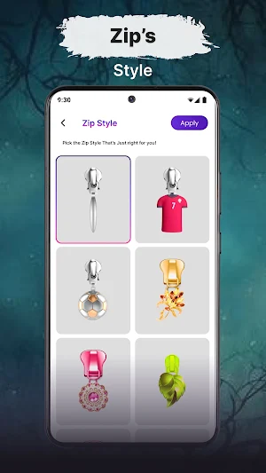 Zipper Lock Screen - Wallpaper Screenshot 1