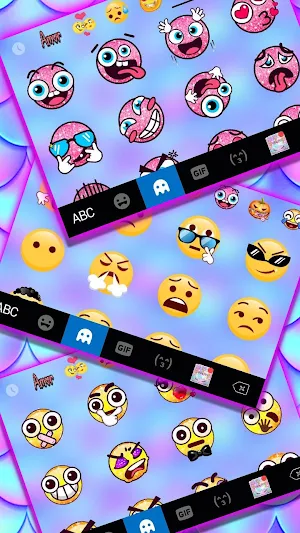 Laser Pretty Mermaid Keyboard Theme Screenshot 3