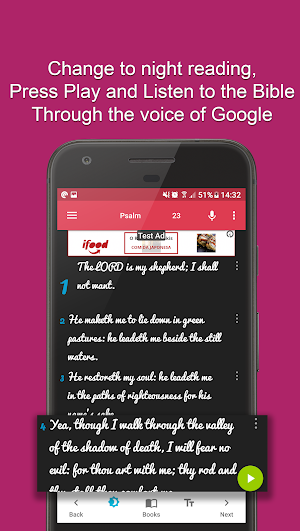 The Holy Bible Offline, Text, Image, Audio Share Screenshot 2