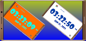 Digital Clock App : and Night  Screenshot 1