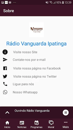 Rádio Vanguarda Ipatinga Screenshot 1
