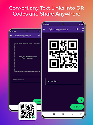 QR Code Generator & Scanner Screenshot 1