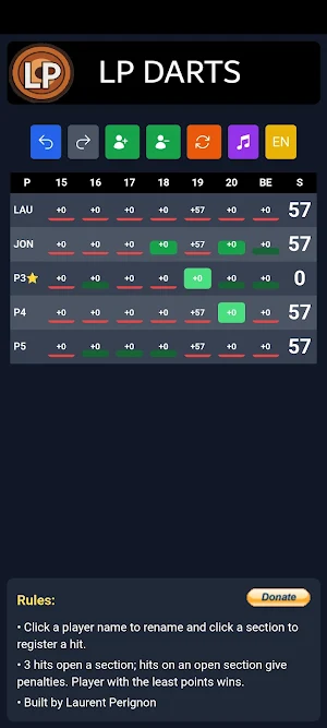 LP Darts Screenshot 1