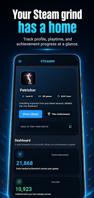 STEAMER - Achievement Tracker Screenshot 0