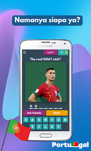 Tebak Pemain Portugal Screenshot 1
