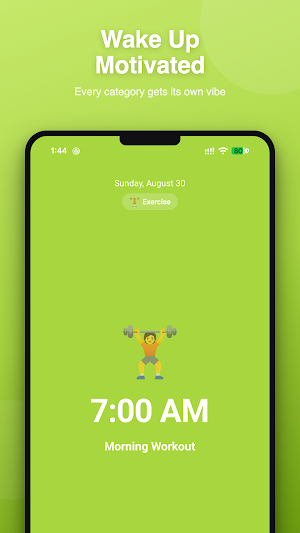 Categorized Alarm Screenshot 1