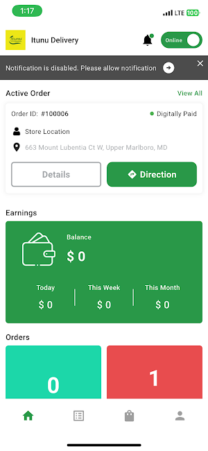 Itunu Delivery Screenshot 0