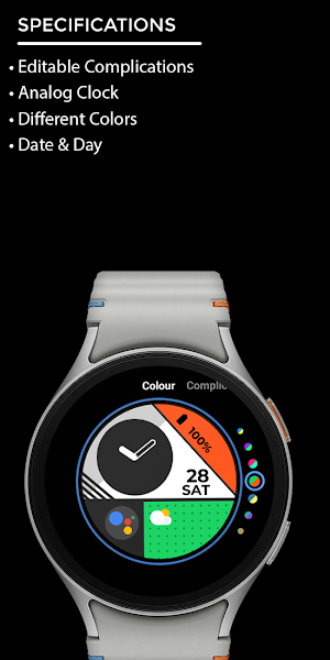 Night 74 - watch face Screenshot 3