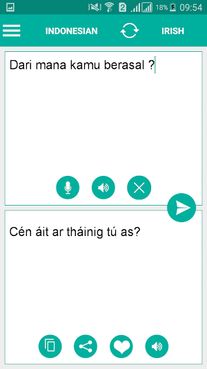 Irish Indonesian Translator Screenshot 1