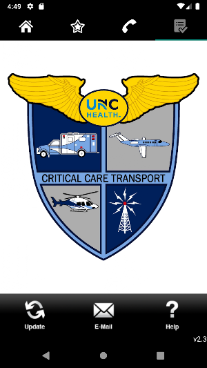 UNC Critical Care Transport Screenshot 0