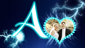Lighting Text Frames Photo Editor Screenshot 2