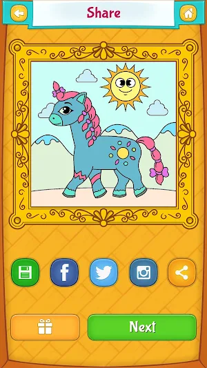 Horse Coloring Pages Screenshot 3