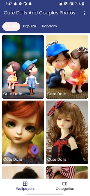 Cute Dolls And Couples Photos Screenshot 1