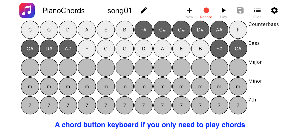 Piano Chords: keys + accordion Screenshot 1