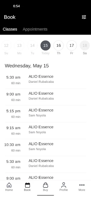 ALIO Fitness Club Screenshot 1