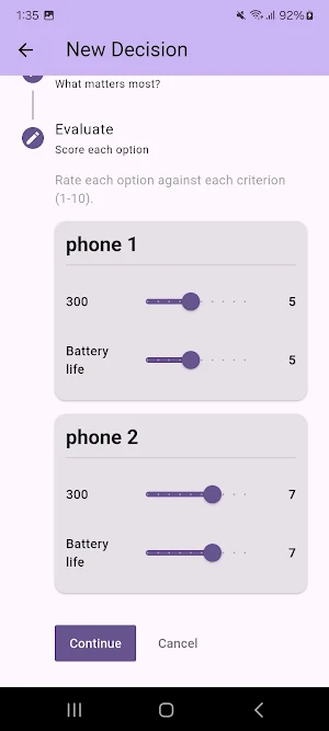 TrueChoice Screenshot 0