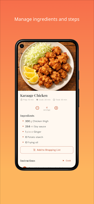 Recipe & Meal Plan - Cookin... Screenshot 1
