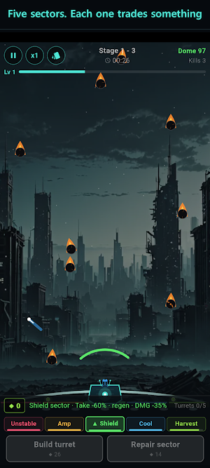 Last Dome: Tower Survivor Screenshot 1