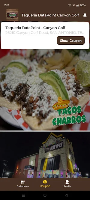 Taqueria DataPoint Canyon Golf Screenshot 1