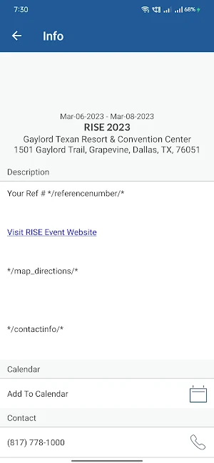 Texas Roadhouse Events Screenshot 2