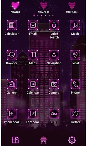 City Theme-Purple Love City- Screenshot 2