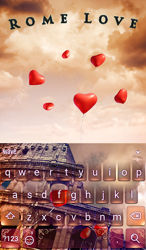 Rome Love Animated Keyboard +  Screenshot 1