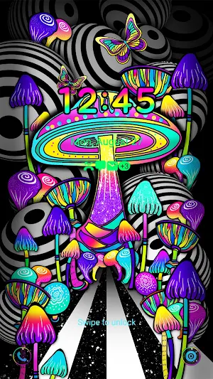 Colorful Mushroom - Wallpaper Screenshot 1