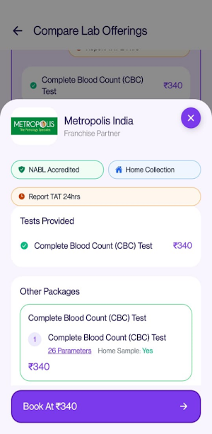 LabsCheck: Compare & Book Test Screenshot 3